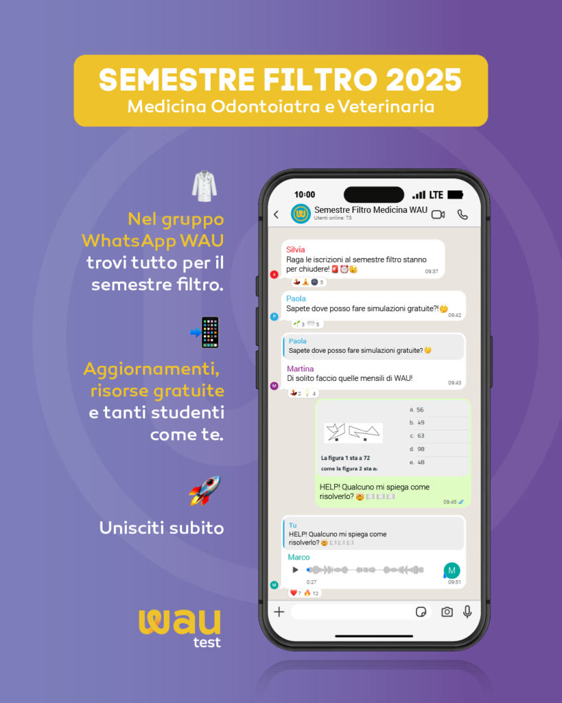 gruppi whatsapp semestre medicina